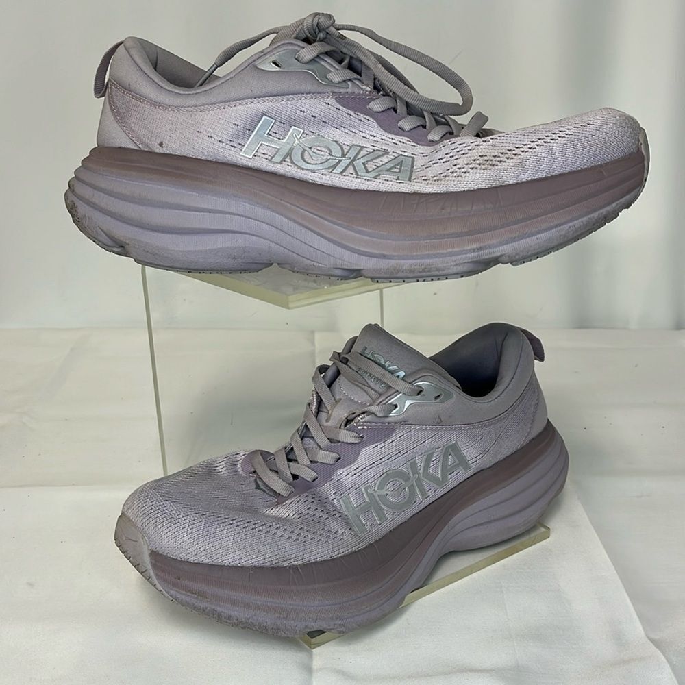 Hoka Purple/Gray Sneakers